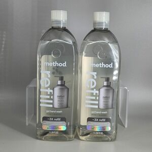 Method Gel Hand Wash Refill Unisex 34oz 2 Pack Violet Lavender Eco Friendly Bulk